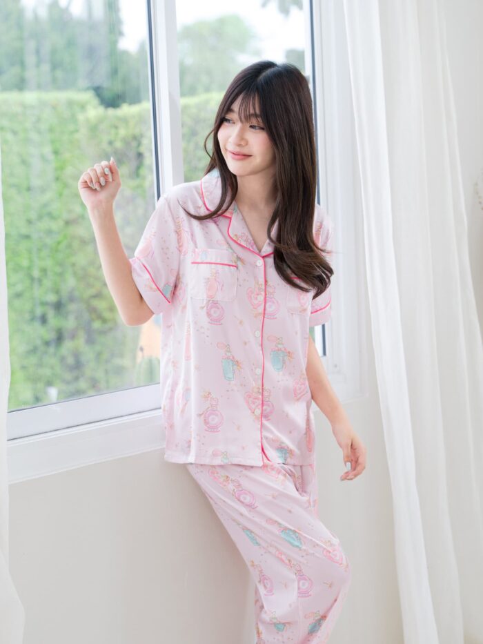 ชุดนอน LovelyNight แขนสั้น-ขายาว Perfume D27 - Image 8