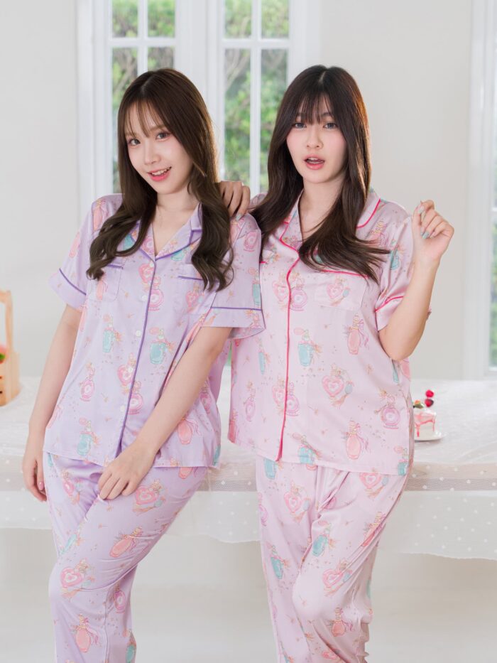 ชุดนอน LovelyNight แขนสั้น-ขายาว Perfume D27 - Image 6