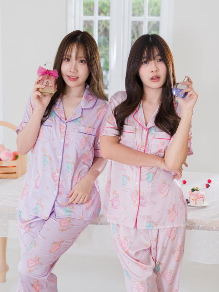 ชุดนอน LovelyNight แขนสั้น-ขายาว Perfume D27 - Image 5