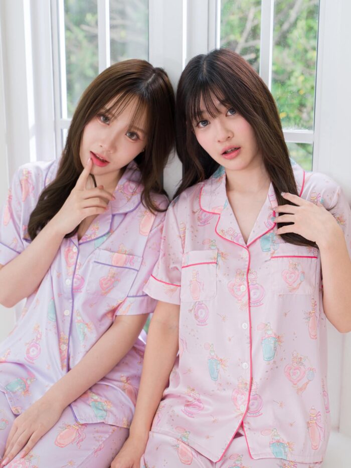 ชุดนอน LovelyNight แขนสั้น-ขายาว Perfume D27 - Image 2