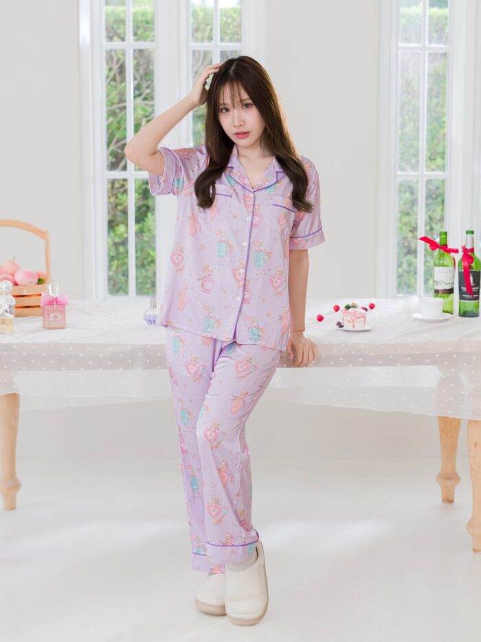 ชุดนอน LovelyNight แขนสั้น-ขายาว Perfume D27 - Image 10