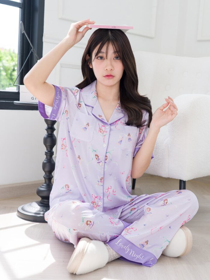 ชุดนอน LovelyNight แขนสั้น-ขายาว Little Angel D28 - Image 8