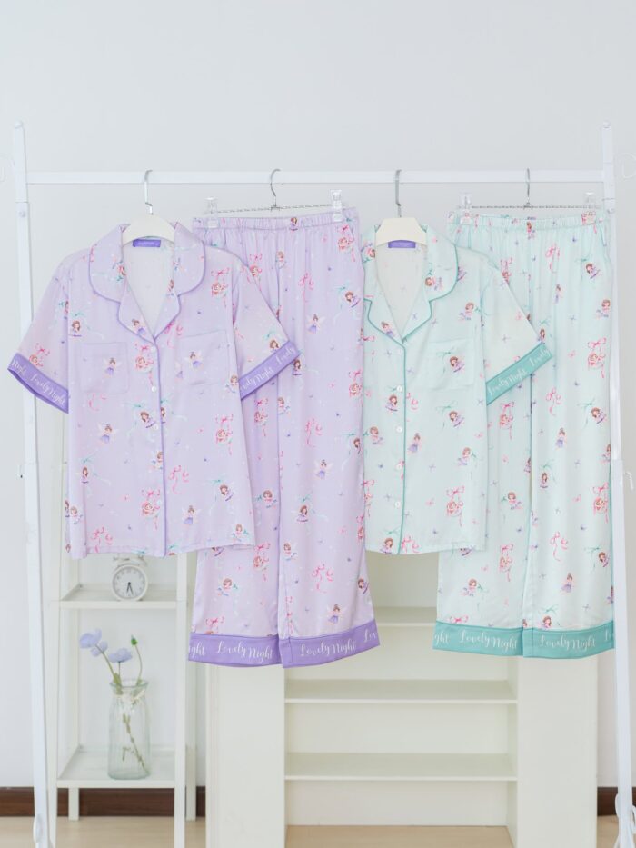 ชุดนอน LovelyNight แขนสั้น-ขายาว Little Angel D28 - Image 10
