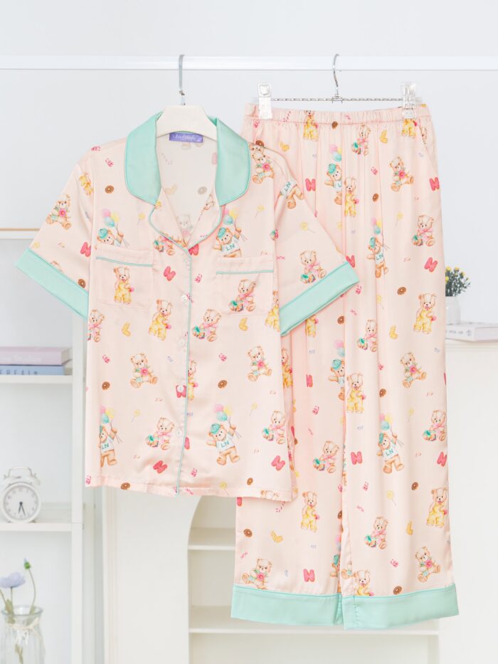 ชุดนอน LovelyNight แขนสั้น-ขายาว Teddy Bear D29 - Image 8