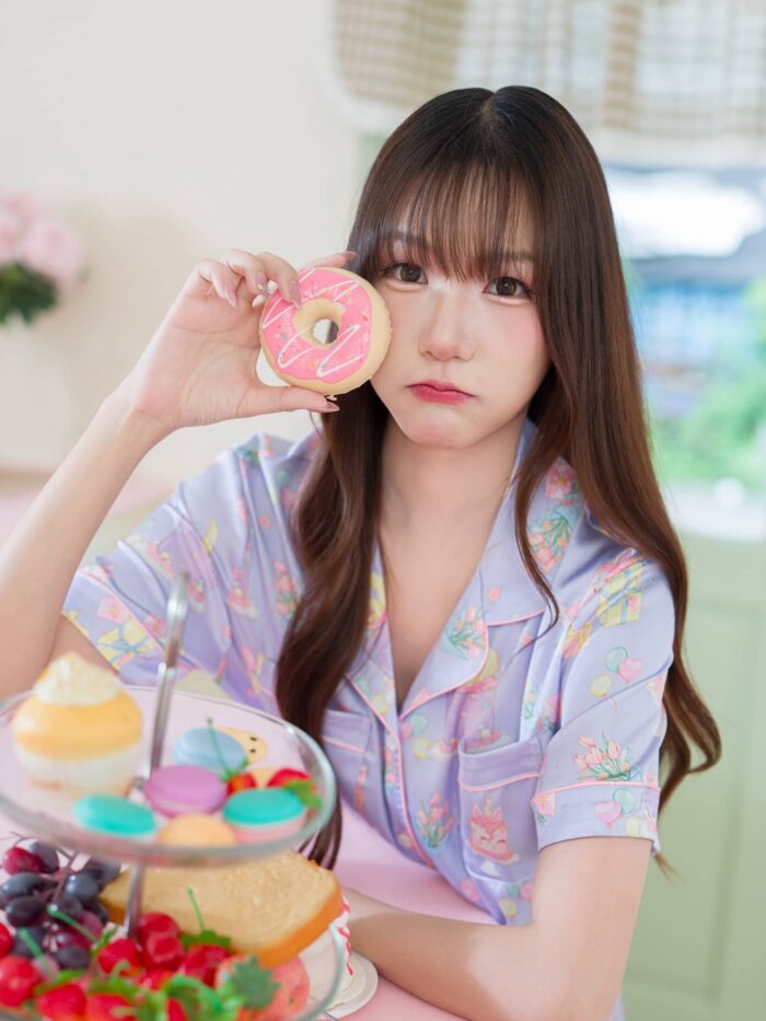 ชุดนอน LovelyNight แขนสั้น-ขายาว Dreamy Cake D32 - Image 2