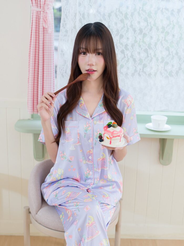 ชุดนอน LovelyNight แขนสั้น-ขายาว Dreamy Cake D32 - Image 4