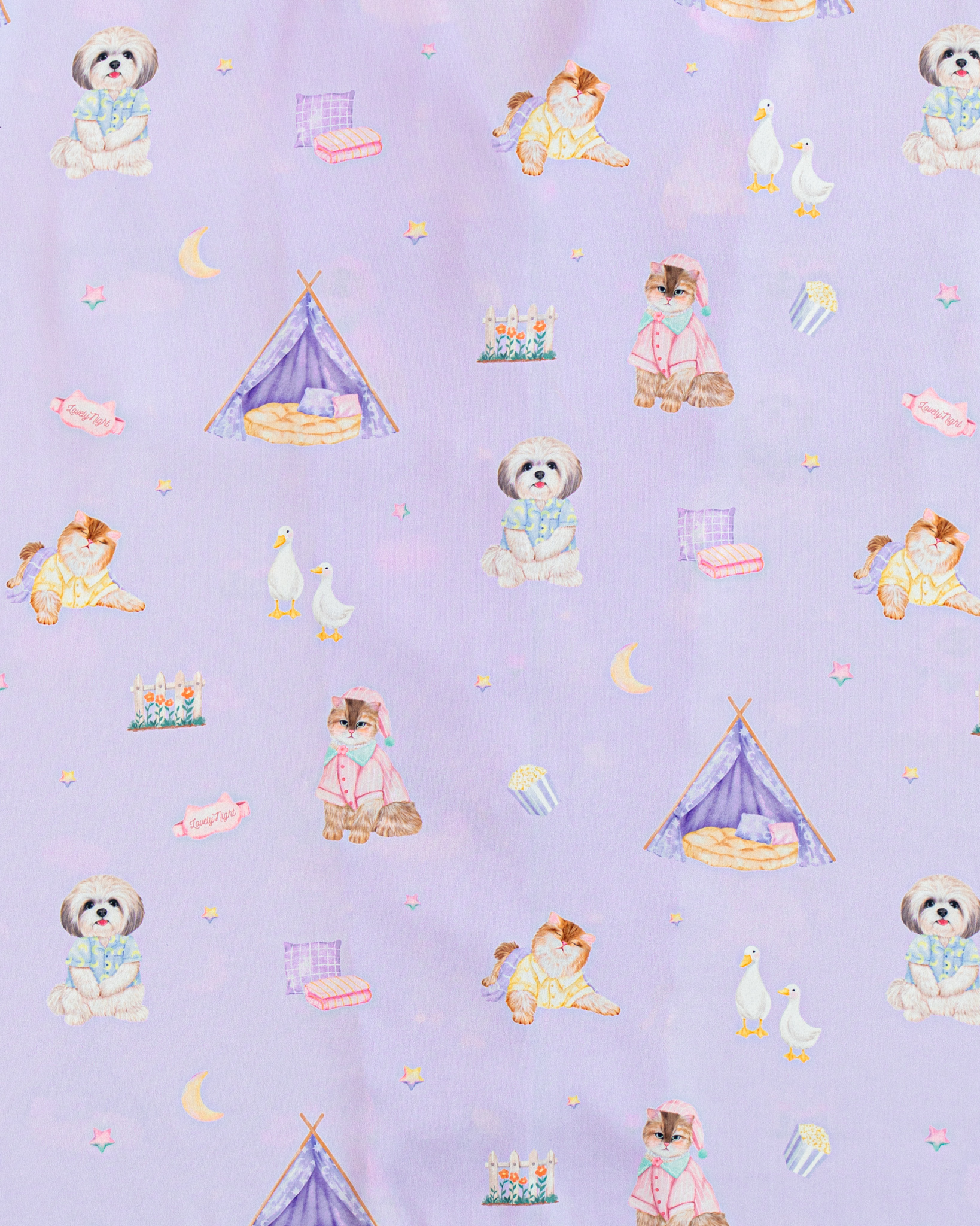 ชุดนอน LovelyNight แขนสั้น-ขาสั้น Buaykhem Gang A80 - Image 4