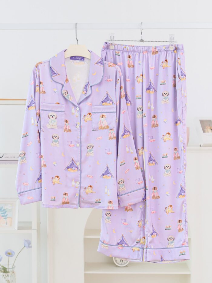 ชุดนอน LovelyNight แขนยาว-ขายาว Buaykhem Gang B80 - Image 10