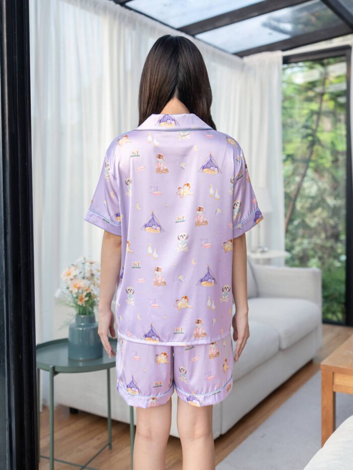 ชุดนอน LovelyNight แขนสั้น-ขาสั้น Buaykhem Gang A80 - Image 8