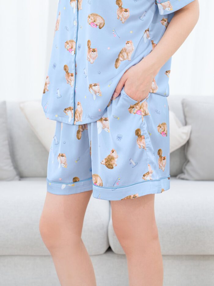 ชุดนอน LovelyNight แขนสั้น-ขาสั้น Pluto A82 - Image 7
