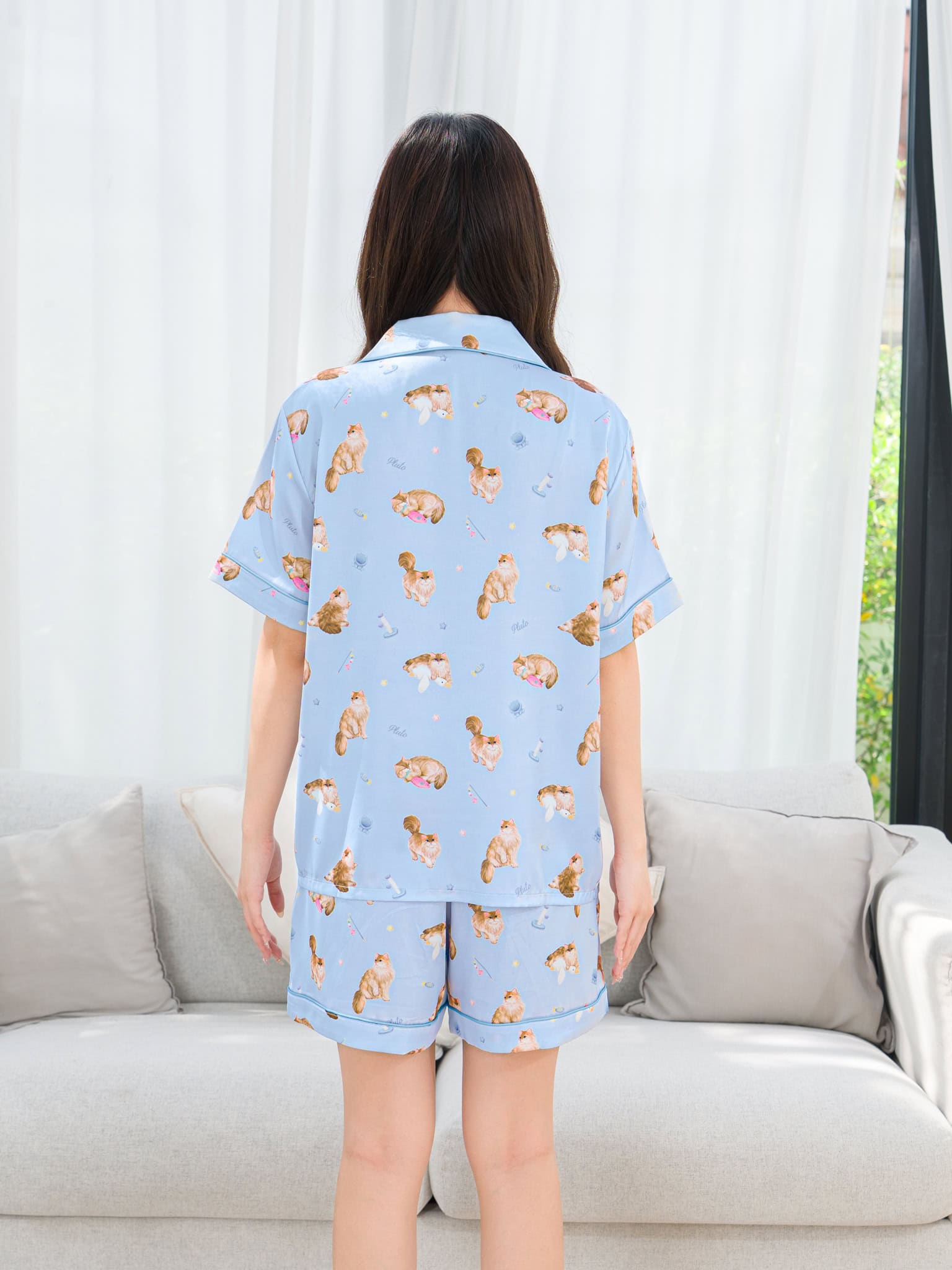 ชุดนอน LovelyNight แขนสั้น-ขาสั้น Pluto A82 - Image 8