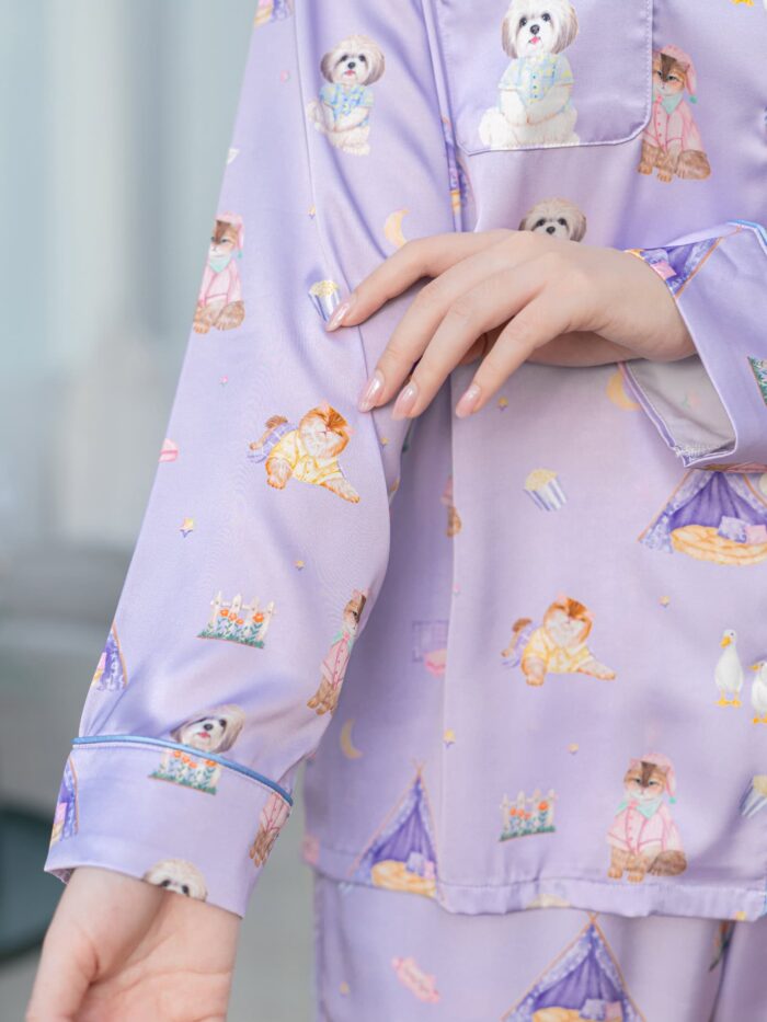 ชุดนอน LovelyNight แขนยาว-ขายาว Buaykhem Gang B80 - Image 5