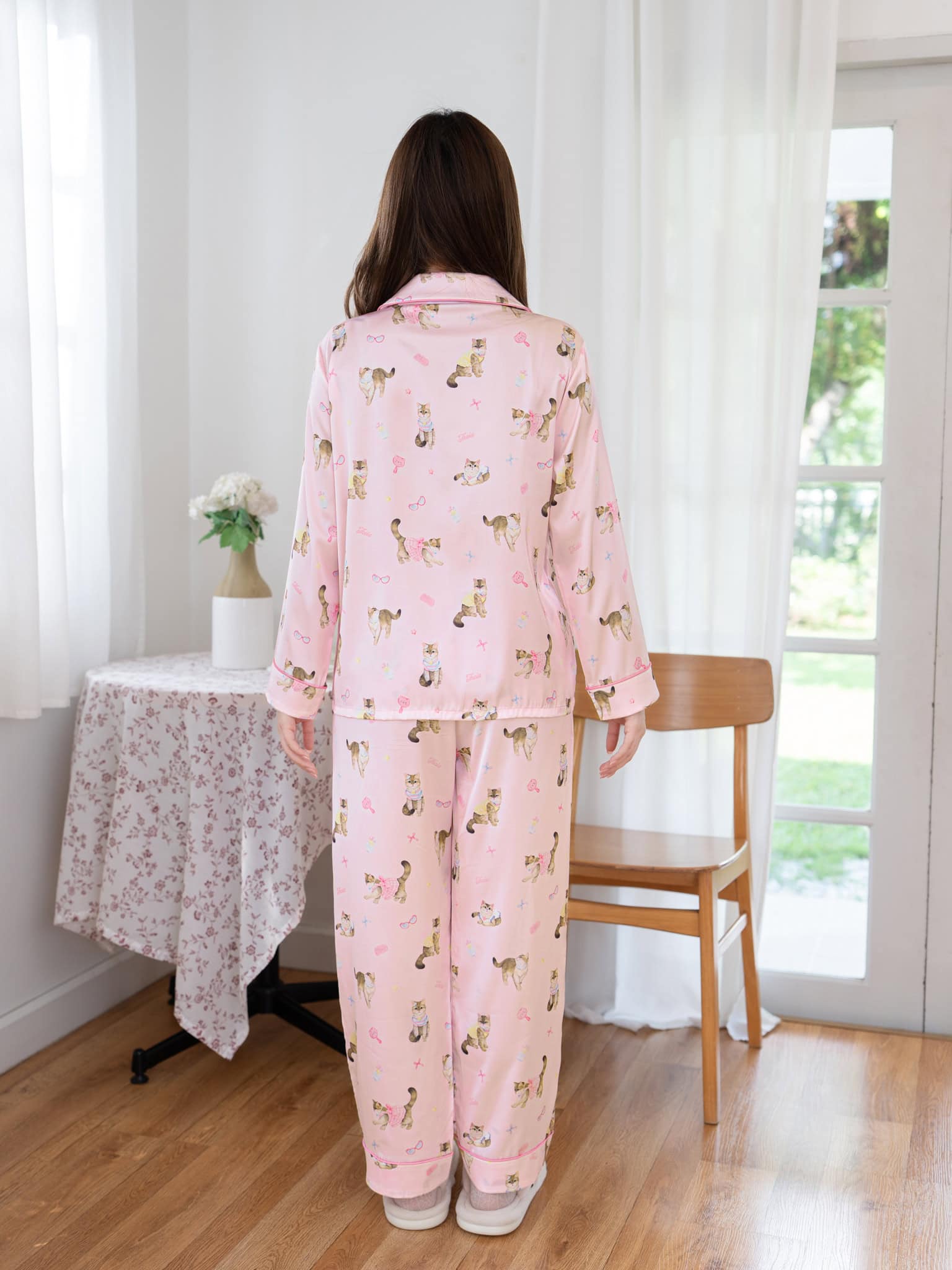 ชุดนอน LovelyNight แขนยาว-ขายาว Theia B81 - Image 9