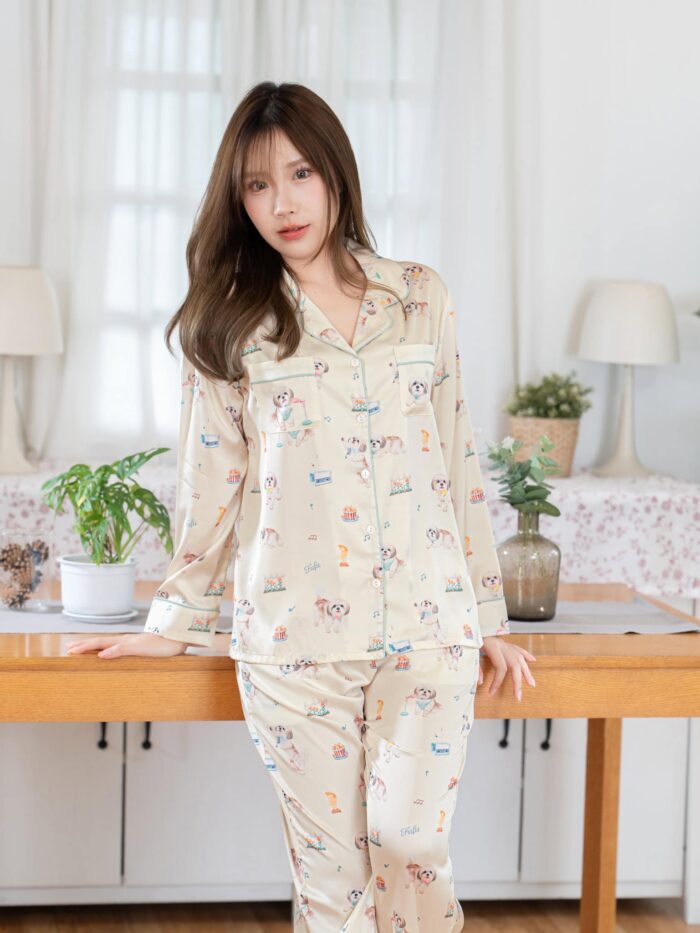 ชุดนอน LovelyNight แขนยาว-ขายาว Fufu B83
