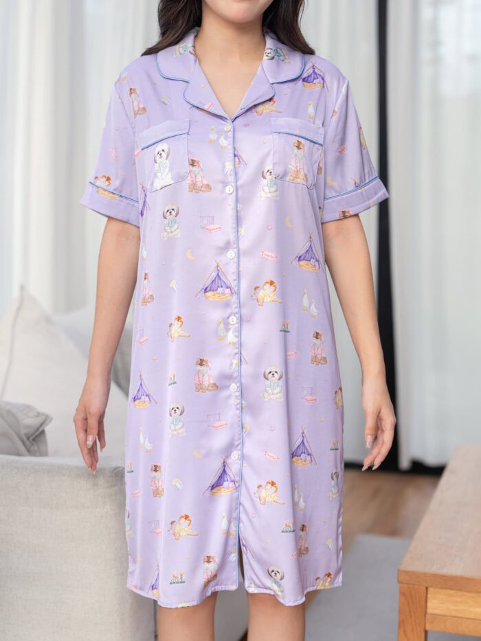 ชุดนอน LovelyNight กระโปรง Buaykhem Gang C80 - Image 2