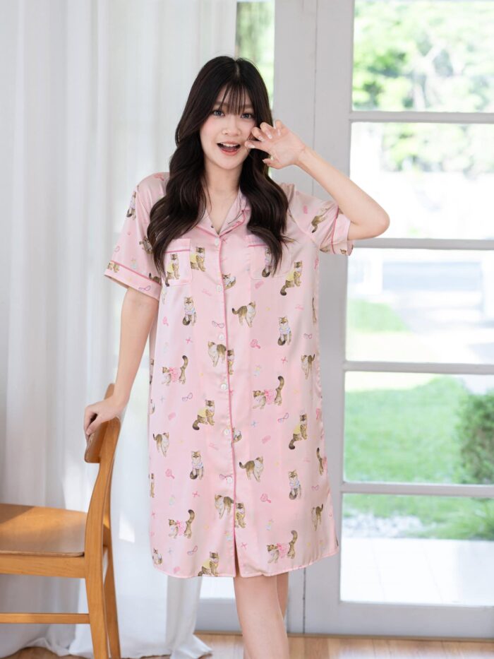ชุดนอน LovelyNight กระโปรง Theia C81