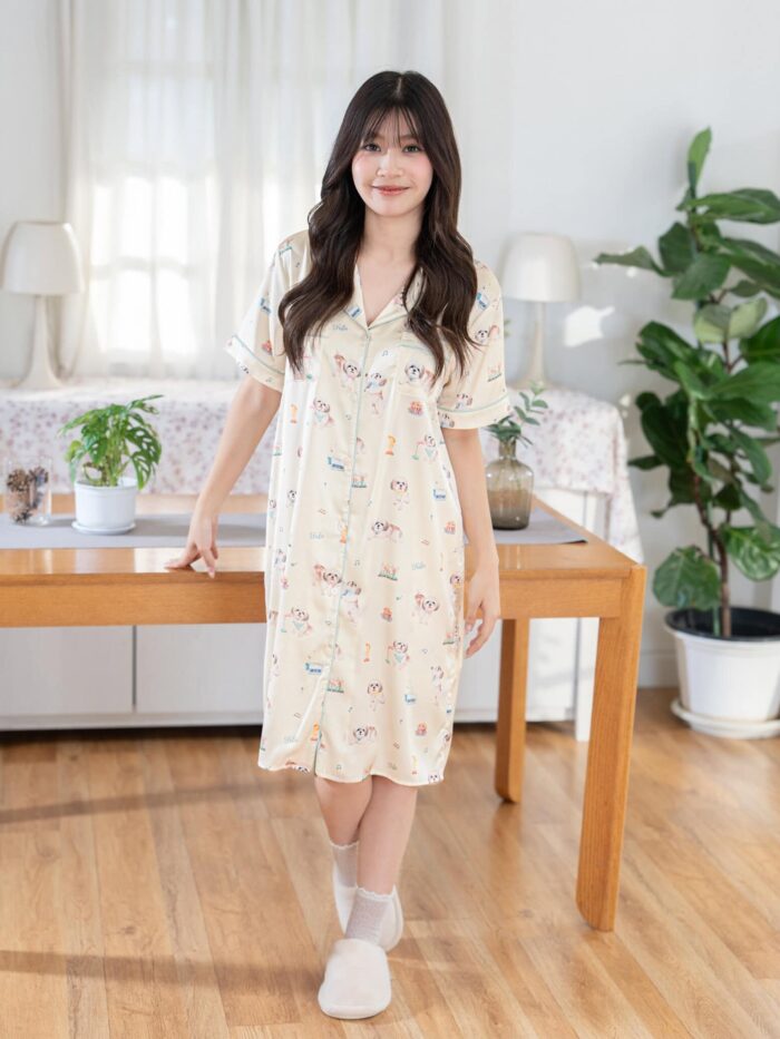 ชุดนอน LovelyNight กระโปรง Fufu C83