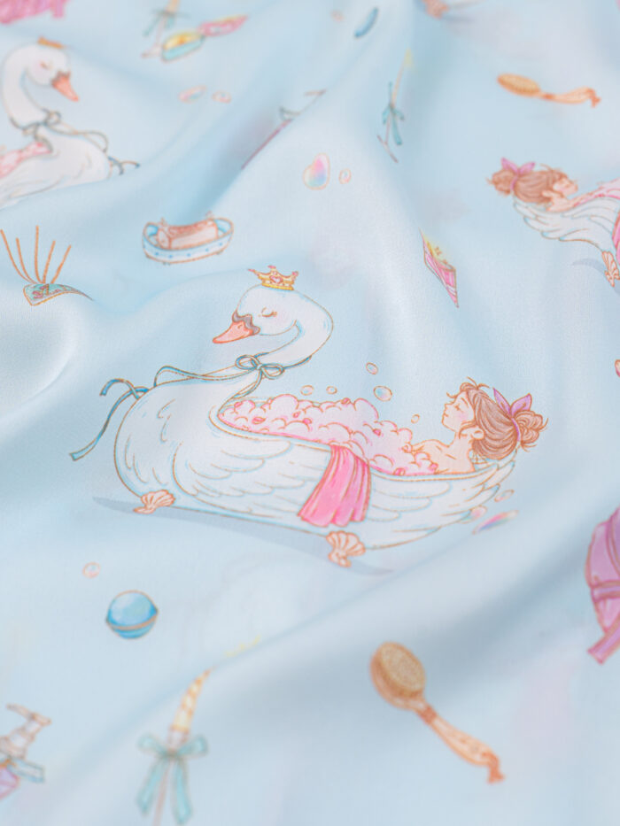 ชุดนอน LovelyNight กระโปรง Swan Bath C34 - Image 4