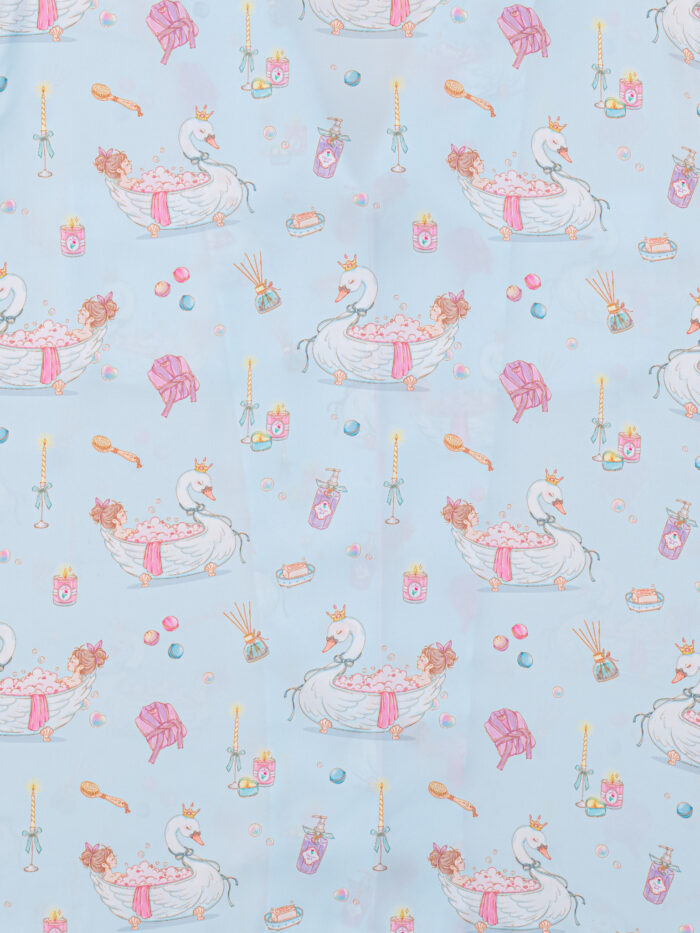 ชุดนอน LovelyNight กระโปรง Swan Bath C34 - Image 5